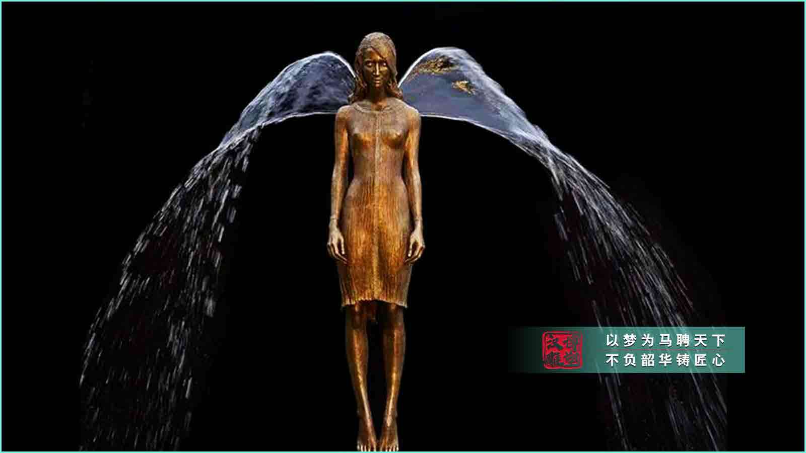 噴泉人物雕像定制,人物雕塑加工,銅雕源頭廠家,公園雕塑工廠